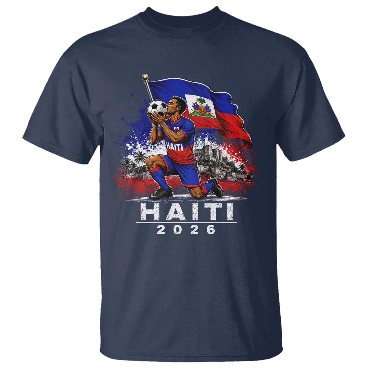 Haiti Soccer 2026 T Shirt Haitian World Football Fan Ayiti Lover