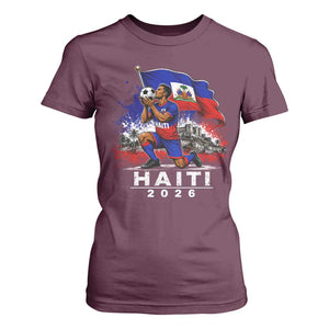 Haiti Soccer 2026 T Shirt For Women Haitian World Football Fan Ayiti Lover