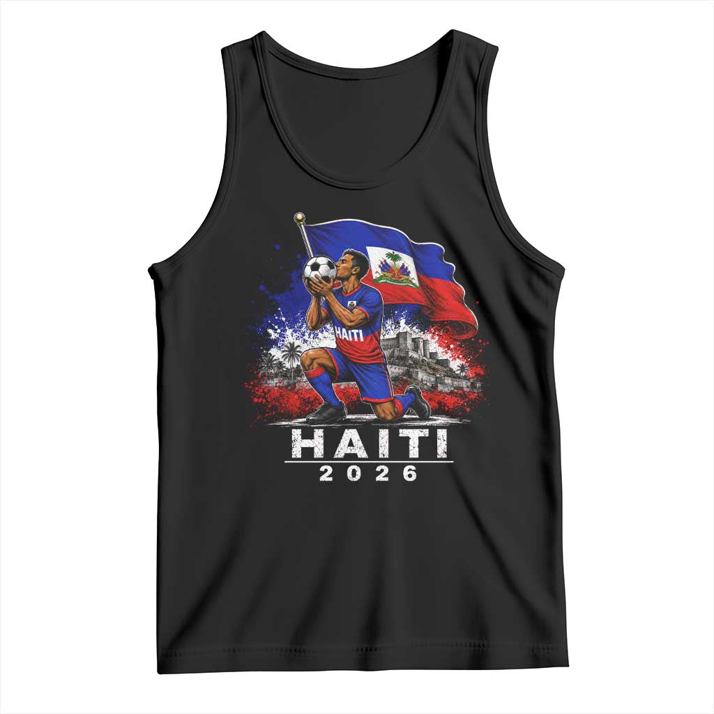 Haiti Soccer 2026 Tank Top Haitian World Football Fan Ayiti Lover