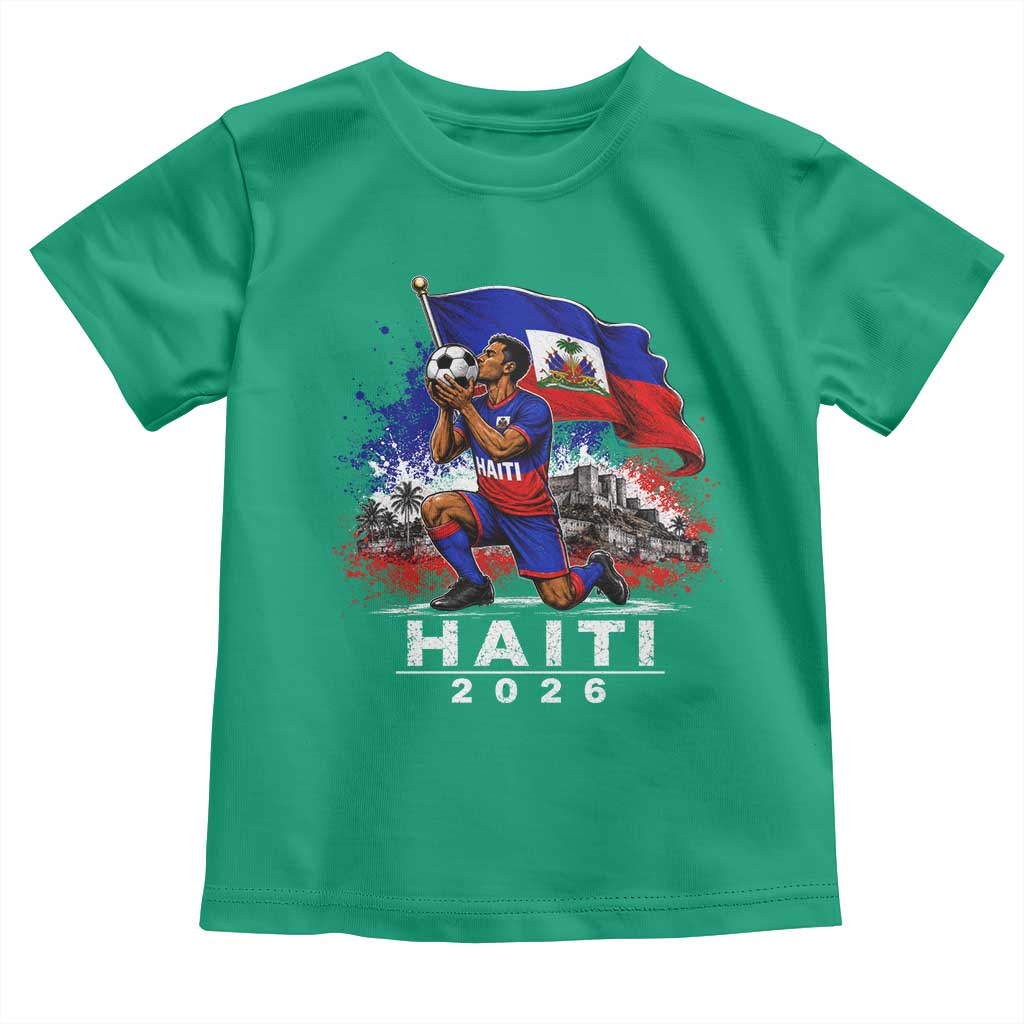 Haiti Soccer 2026 Toddler T Shirt Haitian World Football Fan Ayiti Lover