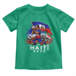 Haiti Soccer 2026 Toddler T Shirt Haitian World Football Fan Ayiti Lover