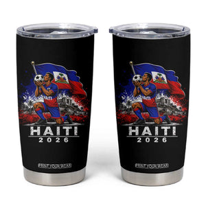 Haiti Soccer 2026 Tumbler Cup Haitian World Football Fan Ayiti Lover