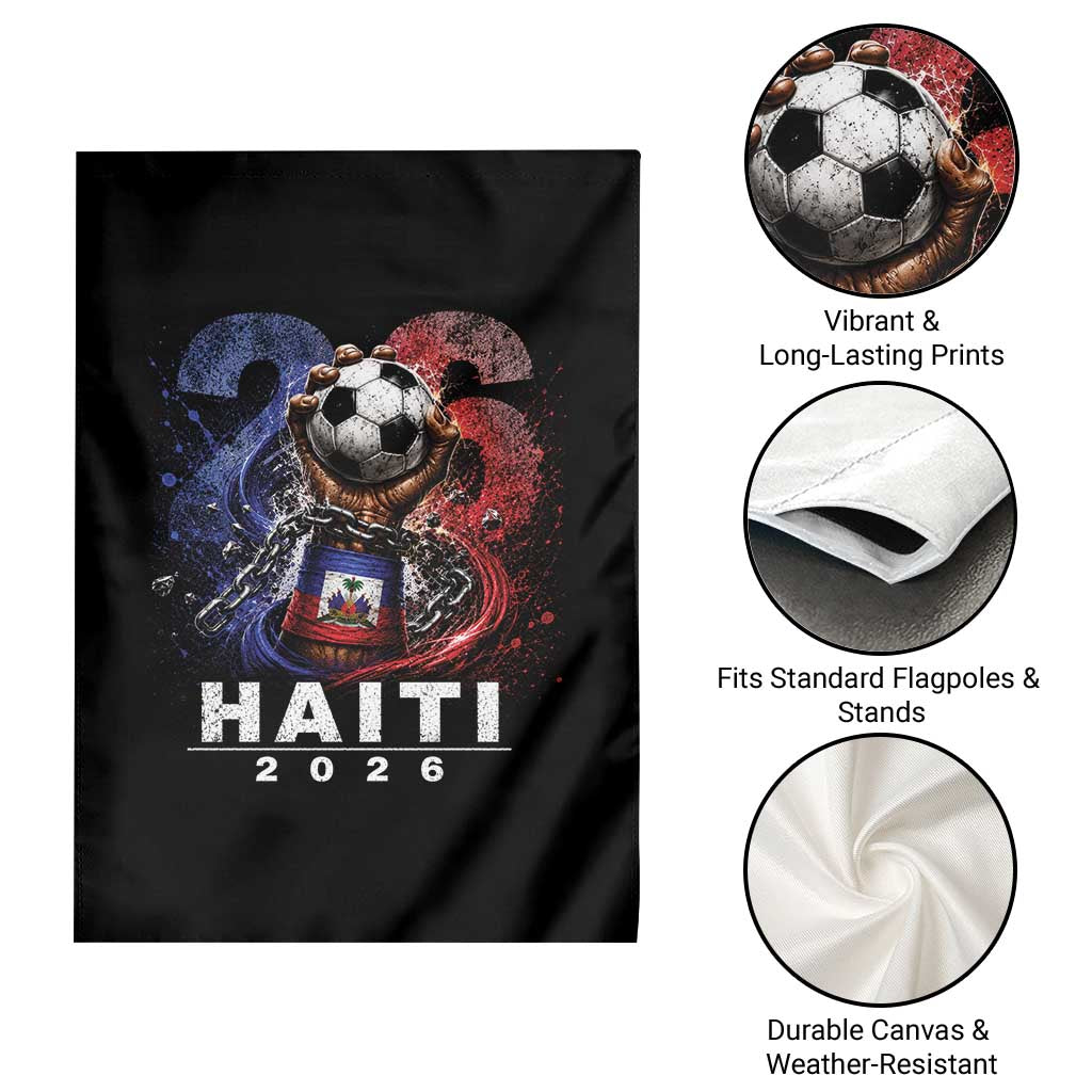 Haiti Soccer 2026 Garden Flag World Football Fan Haitian Pride Ayiti