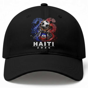 Haiti Soccer 2026 Baseball Cap World Football Fan Haitian Pride Ayiti