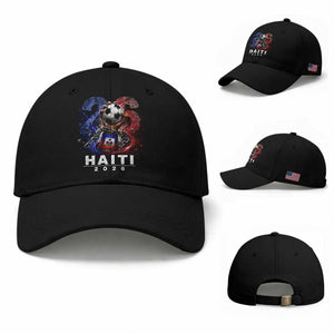 Haiti Soccer 2026 Baseball Cap World Football Fan Haitian Pride Ayiti