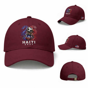 Haiti Soccer 2026 Baseball Cap World Football Fan Haitian Pride Ayiti