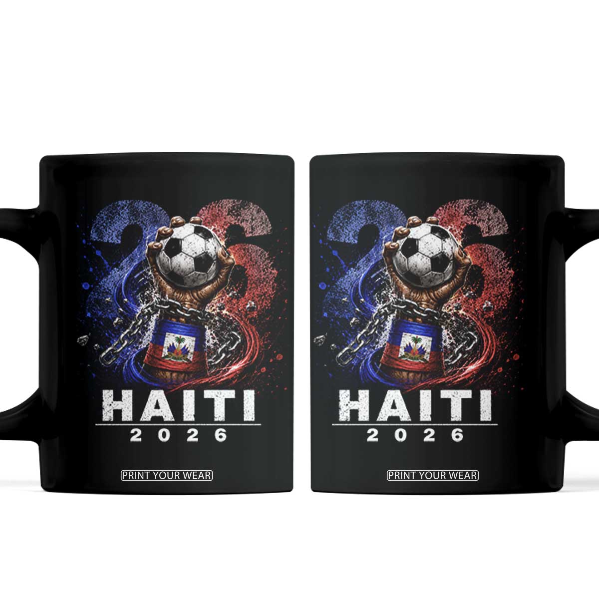 Haiti Soccer 2026 Coffee Mug World Football Fan Haitian Pride Ayiti