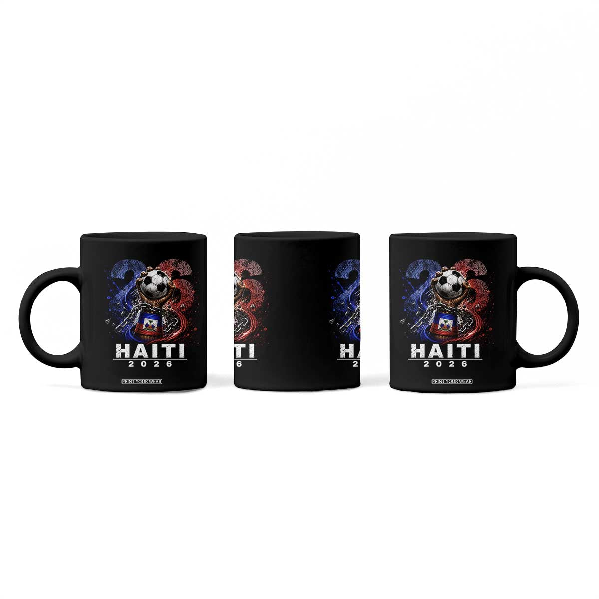 Haiti Soccer 2026 Coffee Mug World Football Fan Haitian Pride Ayiti
