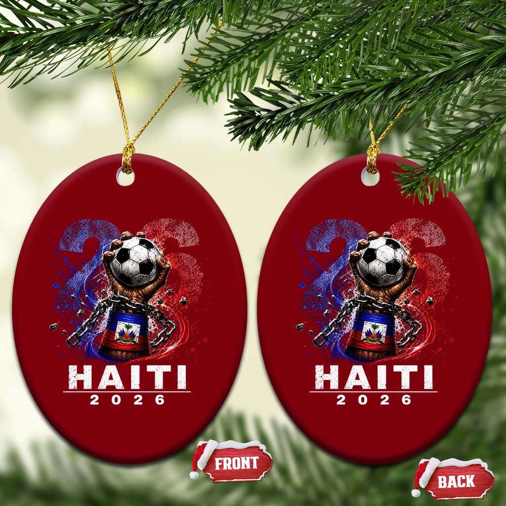 Haiti Soccer 2026 Ceramic Ornament World Football Fan Haitian Pride Ayiti