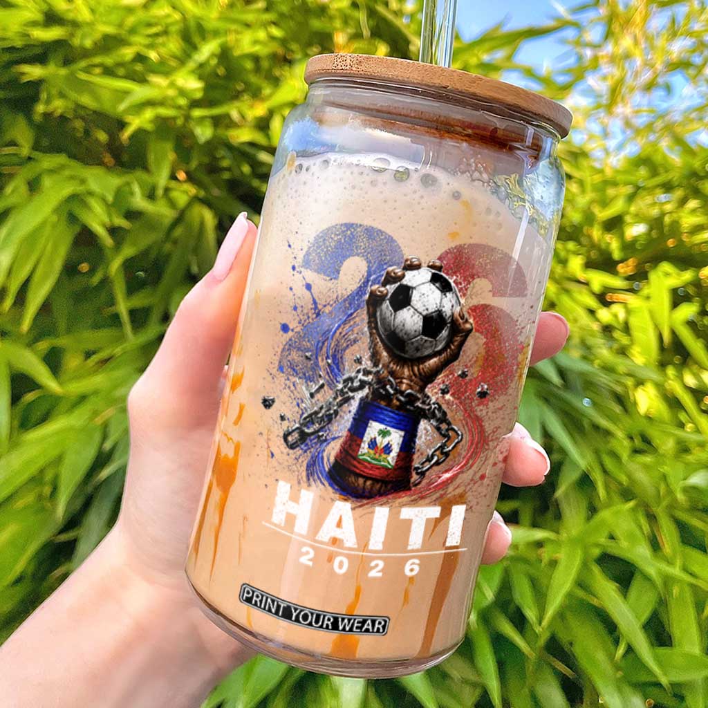 Haiti Soccer 2026 Glass Can World Football Fan Haitian Pride Ayiti TS10 Black Print Your Wear