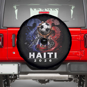 Haiti Soccer 2026 Spare Tire Cover World Football Fan Haitian Pride Ayiti