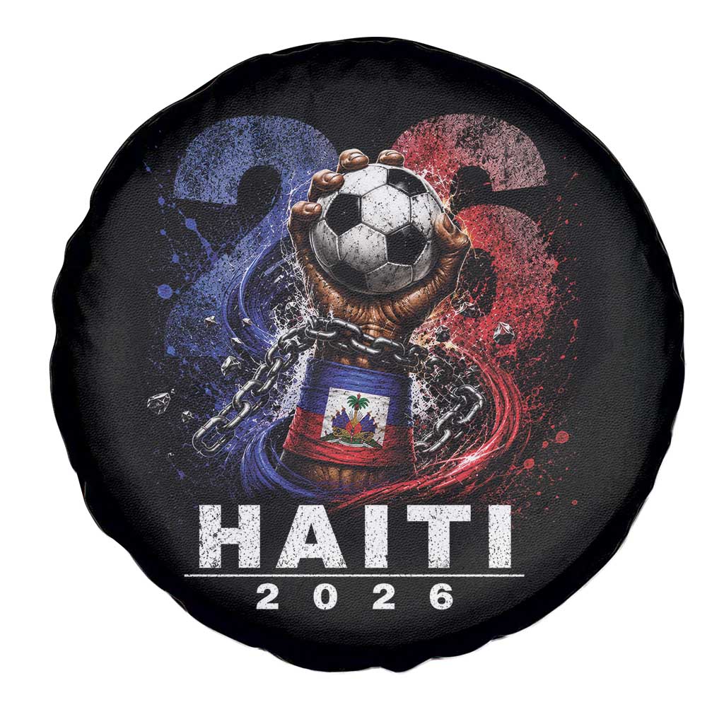 Haiti Soccer 2026 Spare Tire Cover World Football Fan Haitian Pride Ayiti