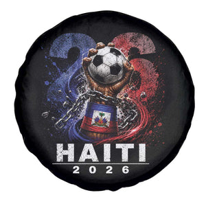 Haiti Soccer 2026 Spare Tire Cover World Football Fan Haitian Pride Ayiti