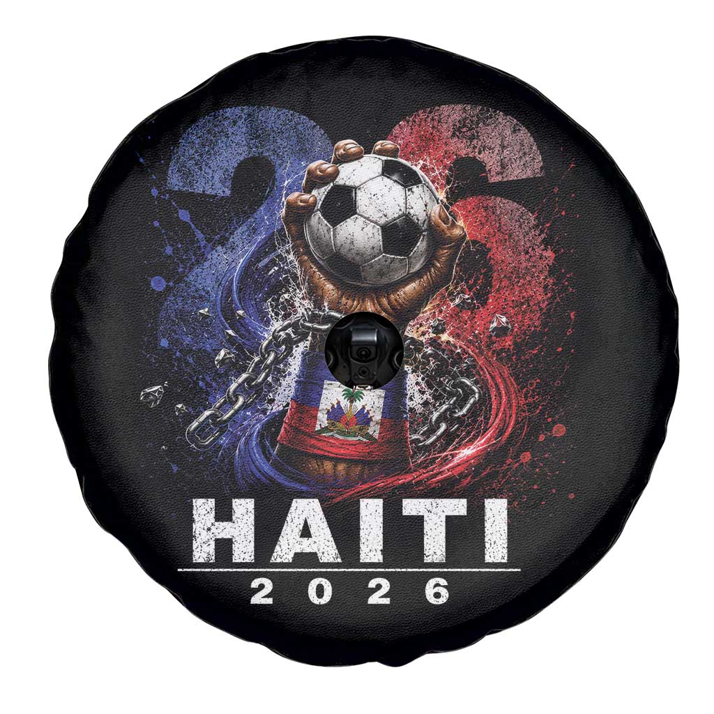 Haiti Soccer 2026 Spare Tire Cover World Football Fan Haitian Pride Ayiti