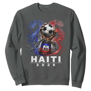 Haiti Soccer 2026 Sweatshirt World Football Fan Haitian Pride Ayiti