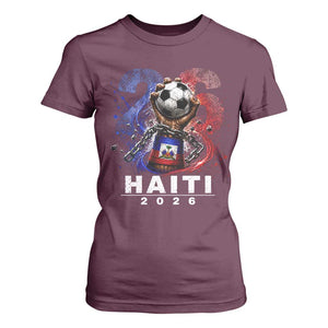 Haiti Soccer 2026 T Shirt For Women World Football Fan Haitian Pride Ayiti