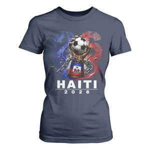 Haiti Soccer 2026 T Shirt For Women World Football Fan Haitian Pride Ayiti