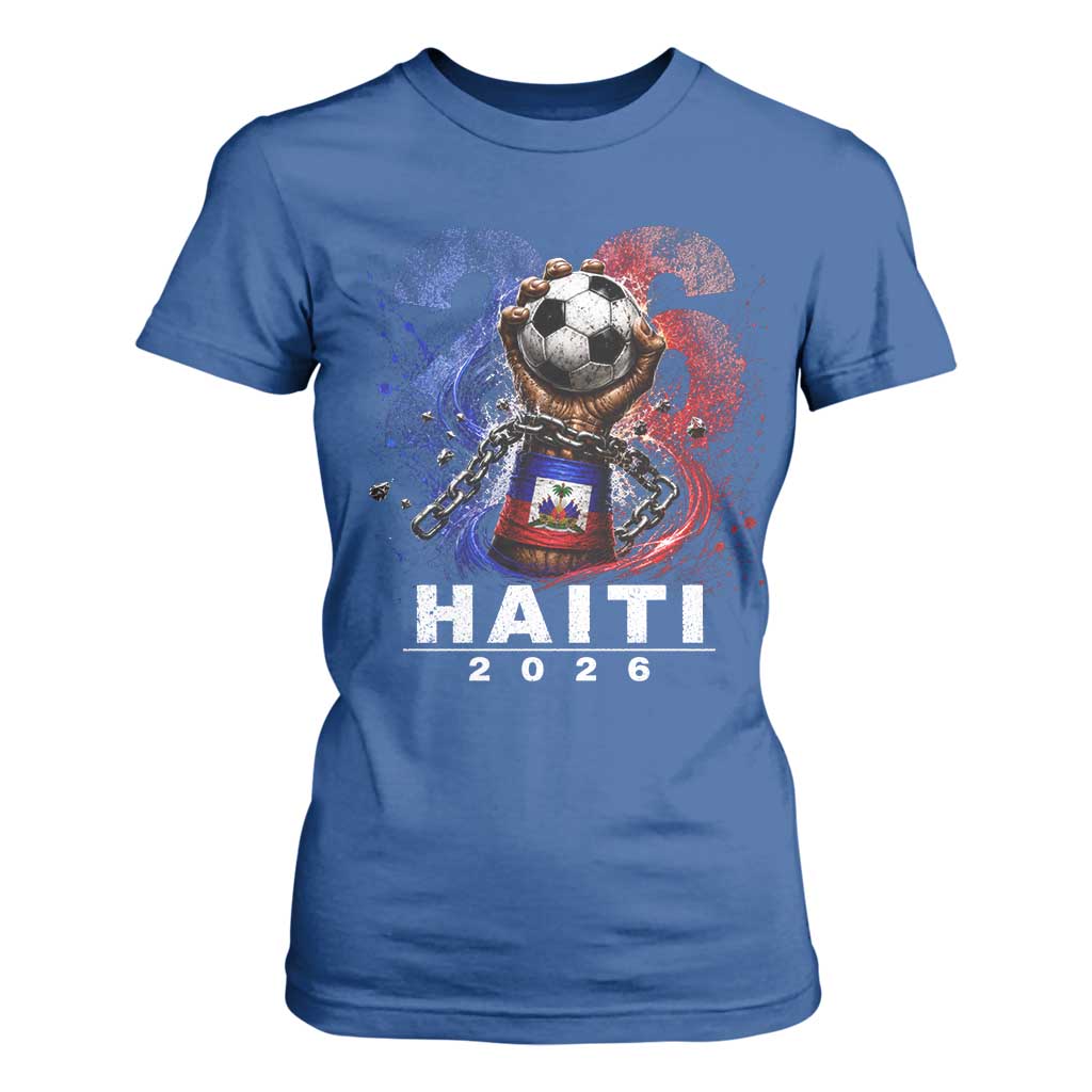 Haiti Soccer 2026 T Shirt For Women World Football Fan Haitian Pride Ayiti