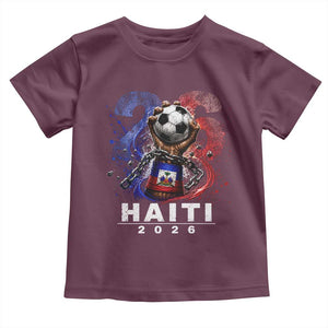 Haiti Soccer 2026 Toddler T Shirt World Football Fan Haitian Pride Ayiti