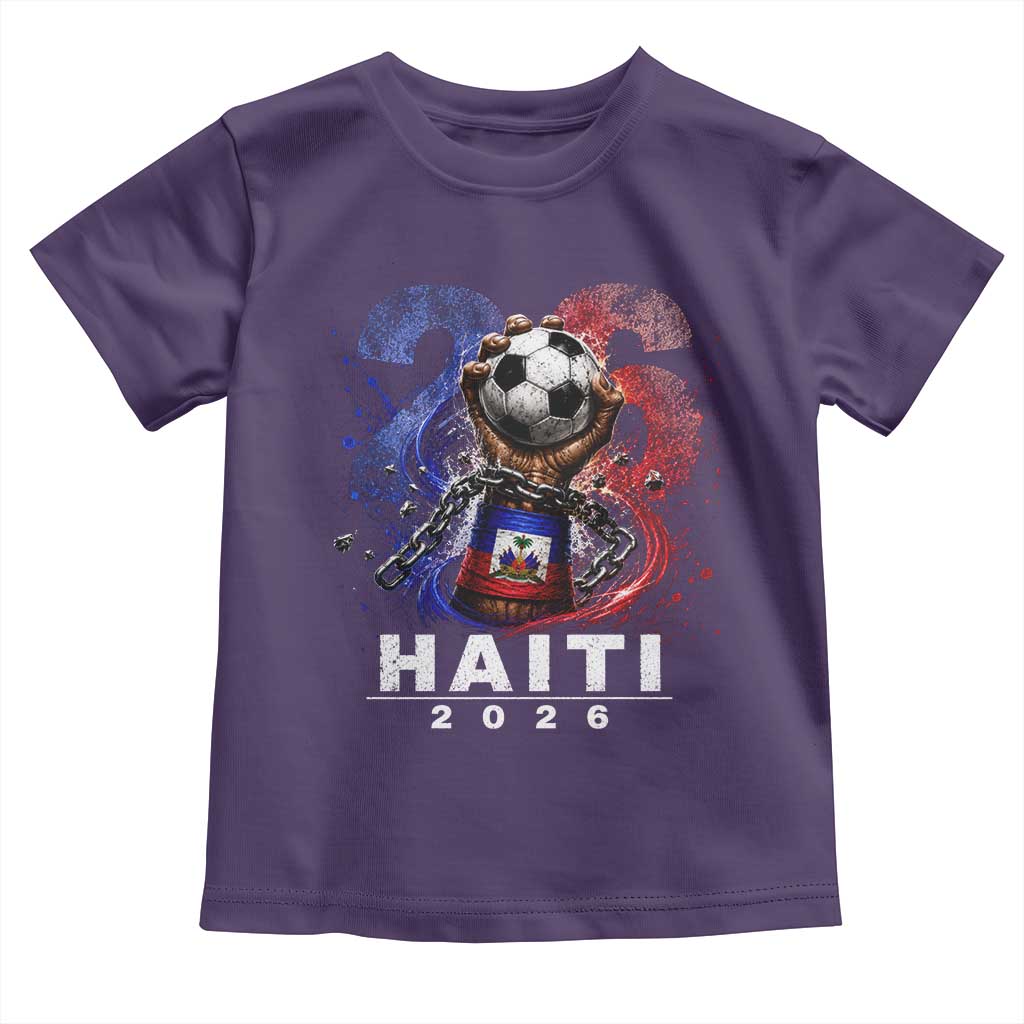 Haiti Soccer 2026 Toddler T Shirt World Football Fan Haitian Pride Ayiti