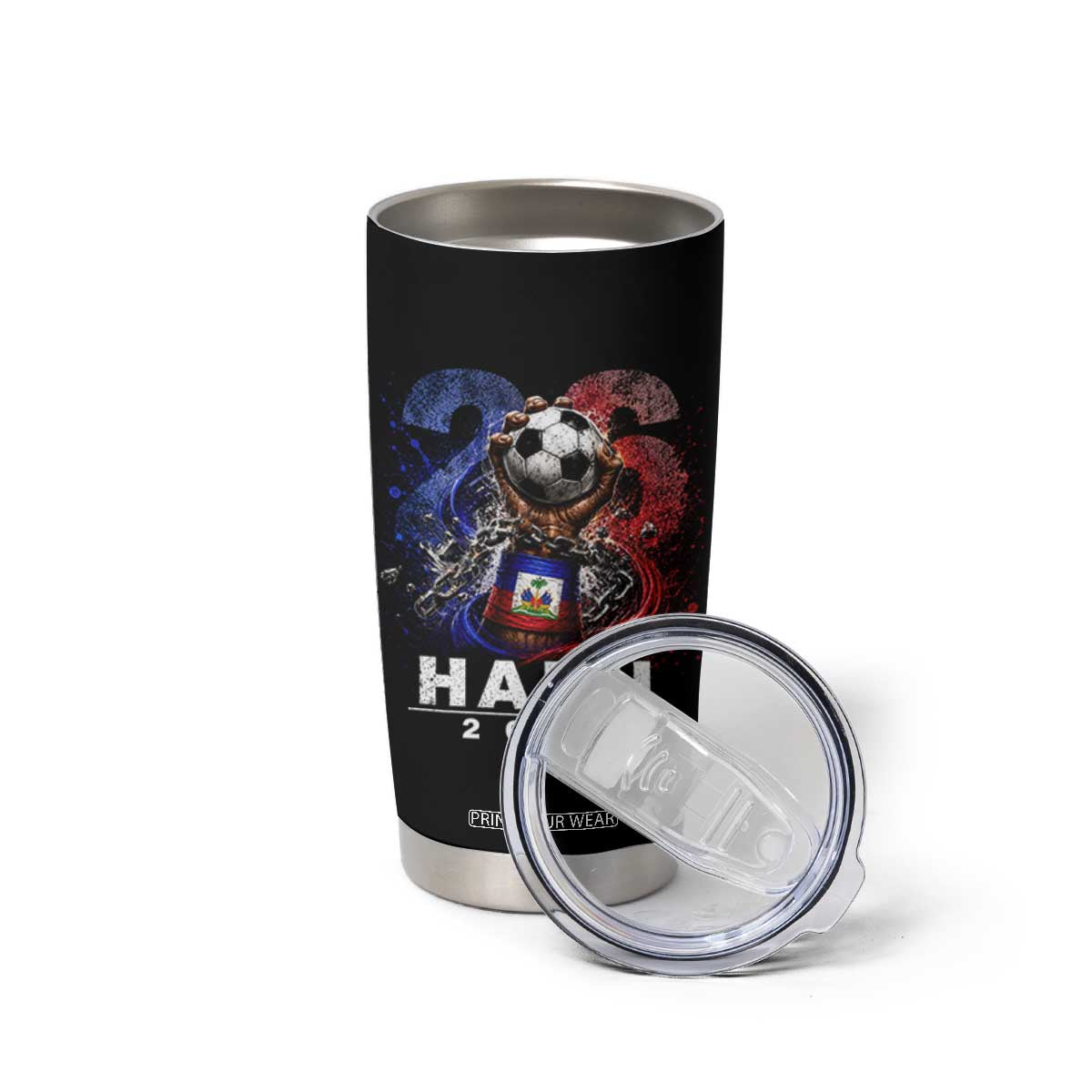Haiti Soccer 2026 Tumbler Cup World Football Fan Haitian Pride Ayiti TS10 Print Your Wear