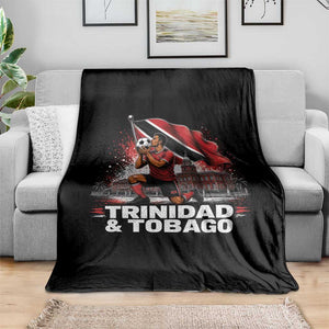 Trinidad and Tobago Soccer Throw Blanket Patriotic Football Fan Caribbean Pride Gift TS10 Print Your Wear