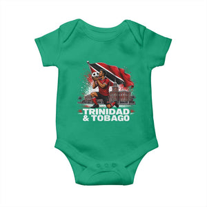 Trinidad and Tobago Soccer Baby Onesie Patriotic Football Fan Caribbean Pride Gift TS10 Irish Green Print Your Wear