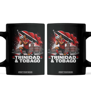 Trinidad and Tobago Soccer Coffee Mug Patriotic Football Fan Caribbean Pride Gift TS10 Black Print Your Wear