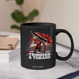 Trinidad and Tobago Soccer Coffee Mug Patriotic Football Fan Caribbean Pride Gift TS10 Print Your Wear