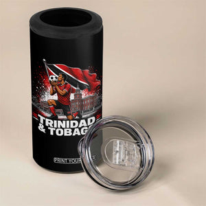 Trinidad and Tobago Soccer 4 in 1 Can Cooler Tumbler Patriotic Football Fan Caribbean Pride Gift TS10 Print Your Wear