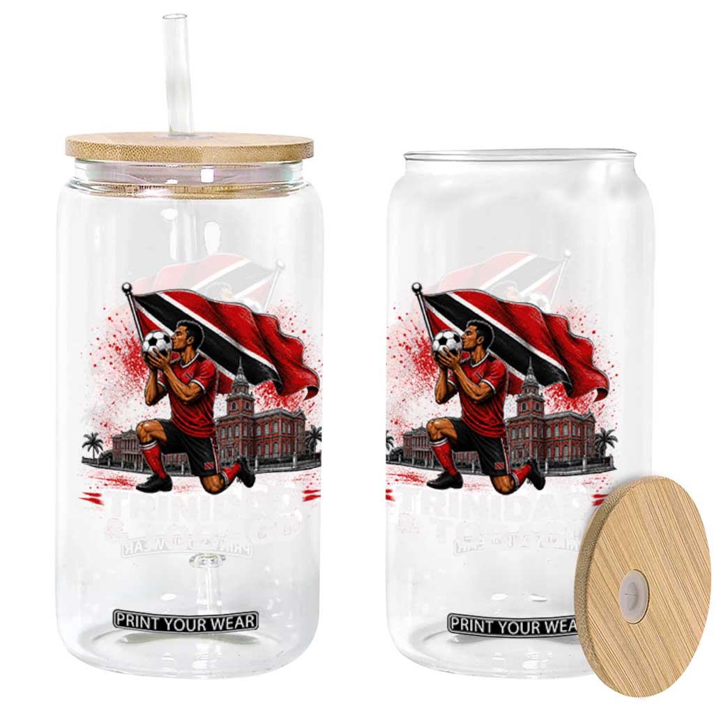 Trinidad and Tobago Soccer Glass Can Patriotic Football Fan Caribbean Pride Gift TS10 Print Your Wear