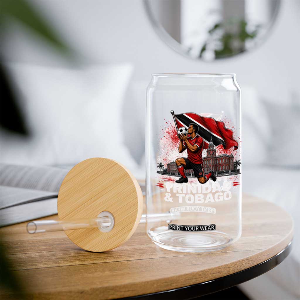 Trinidad and Tobago Soccer Glass Can Patriotic Football Fan Caribbean Pride Gift TS10 Print Your Wear