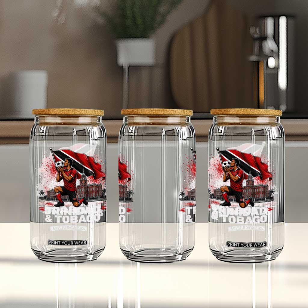 Trinidad and Tobago Soccer Glass Can Patriotic Football Fan Caribbean Pride Gift TS10 Print Your Wear