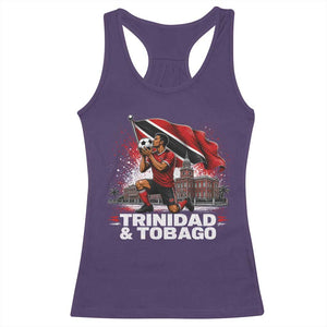 Trinidad and Tobago Soccer Racerback Tank Top Patriotic Football Fan Caribbean Pride Gift TS10 Purple Print Your Wear