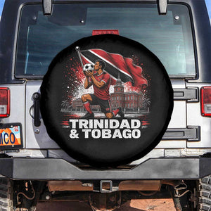 Trinidad and Tobago Soccer Spare Tire Cover Patriotic Football Fan Caribbean Pride Gift TS10 No hole Black Print Your Wear