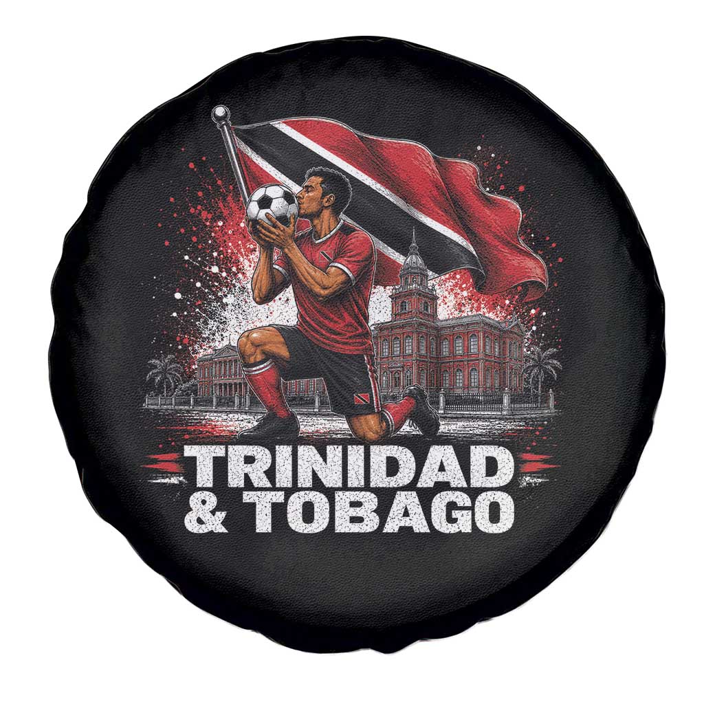 Trinidad and Tobago Soccer Spare Tire Cover Patriotic Football Fan Caribbean Pride Gift TS10 Print Your Wear