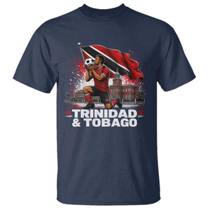 Trinidad and Tobago Soccer T Shirt Patriotic Football Fan Caribbean Pride Gift TS10 Navy Print Your Wear