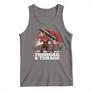 Trinidad and Tobago Soccer Tank Top Patriotic Football Fan Caribbean Pride Gift TS10 Deep Heather Print Your Wear