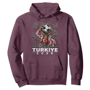 Turkish Soccer Hoodie Turkey Football Fan Vintage Turkish Pride