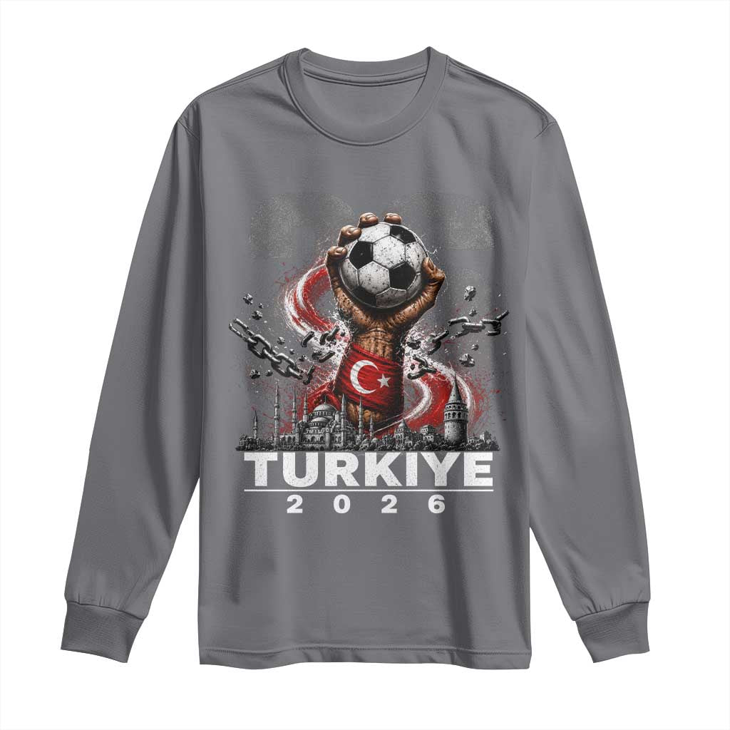 Turkish Soccer Long Sleeve Shirt Turkey Football Fan Vintage Turkish Pride
