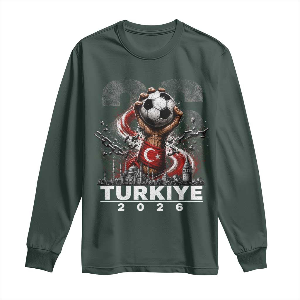 Turkish Soccer Long Sleeve Shirt Turkey Football Fan Vintage Turkish Pride