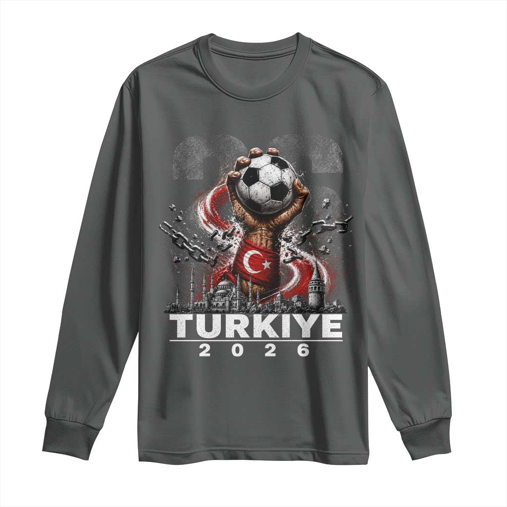 Turkish Soccer Long Sleeve Shirt Turkey Football Fan Vintage Turkish Pride