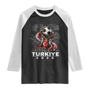 Turkish Soccer Raglan Shirt Turkey Football Fan Vintage Turkish Pride