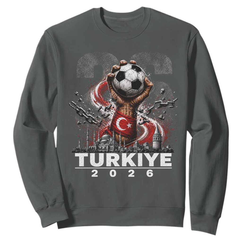 Turkish Soccer Sweatshirt Turkey Football Fan Vintage Turkish Pride