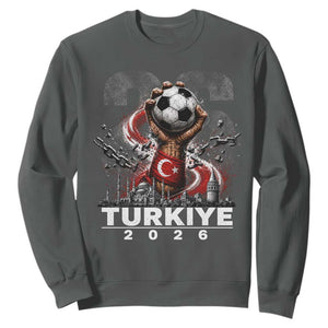 Turkish Soccer Sweatshirt Turkey Football Fan Vintage Turkish Pride