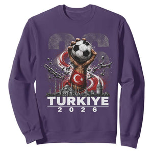 Turkish Soccer Sweatshirt Turkey Football Fan Vintage Turkish Pride