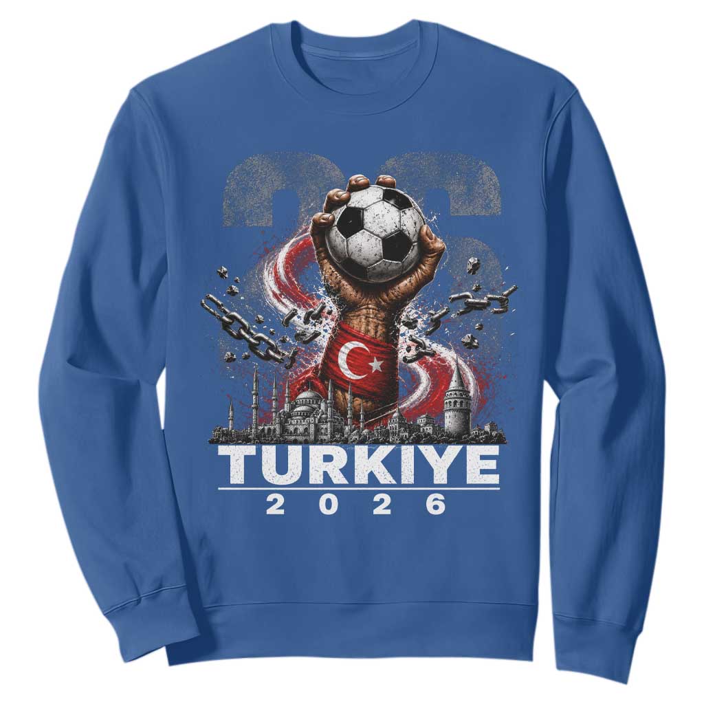 Turkish Soccer Sweatshirt Turkey Football Fan Vintage Turkish Pride