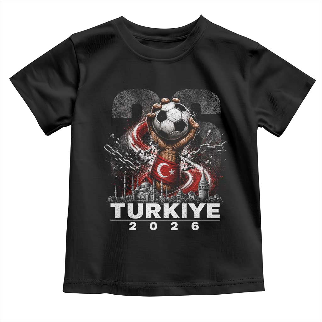 Turkish Soccer Toddler T Shirt Turkey Football Fan Vintage Turkish Pride