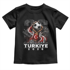 Turkish Soccer Toddler T Shirt Turkey Football Fan Vintage Turkish Pride