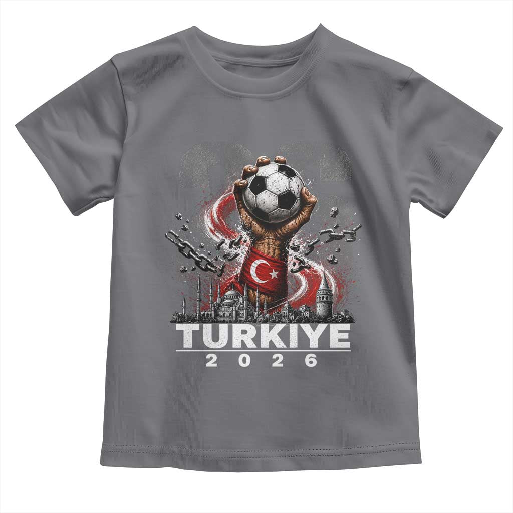Turkish Soccer Toddler T Shirt Turkey Football Fan Vintage Turkish Pride